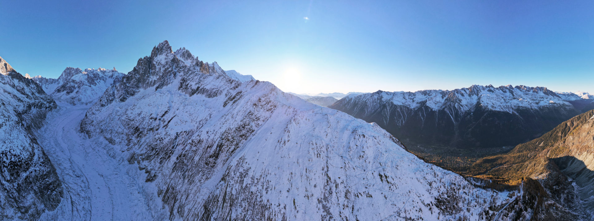 Panorama mer de glace