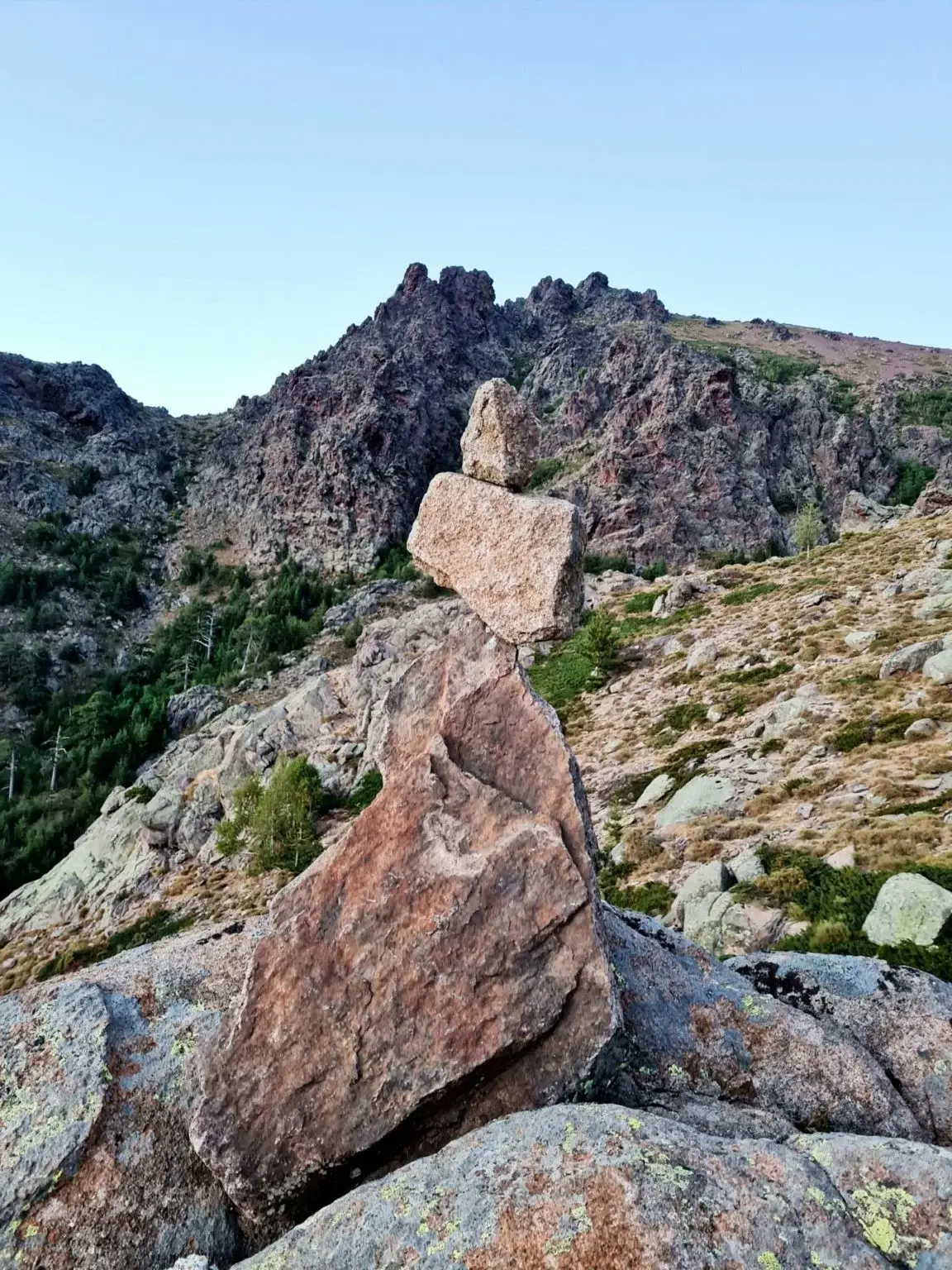 cairn randonnée corse