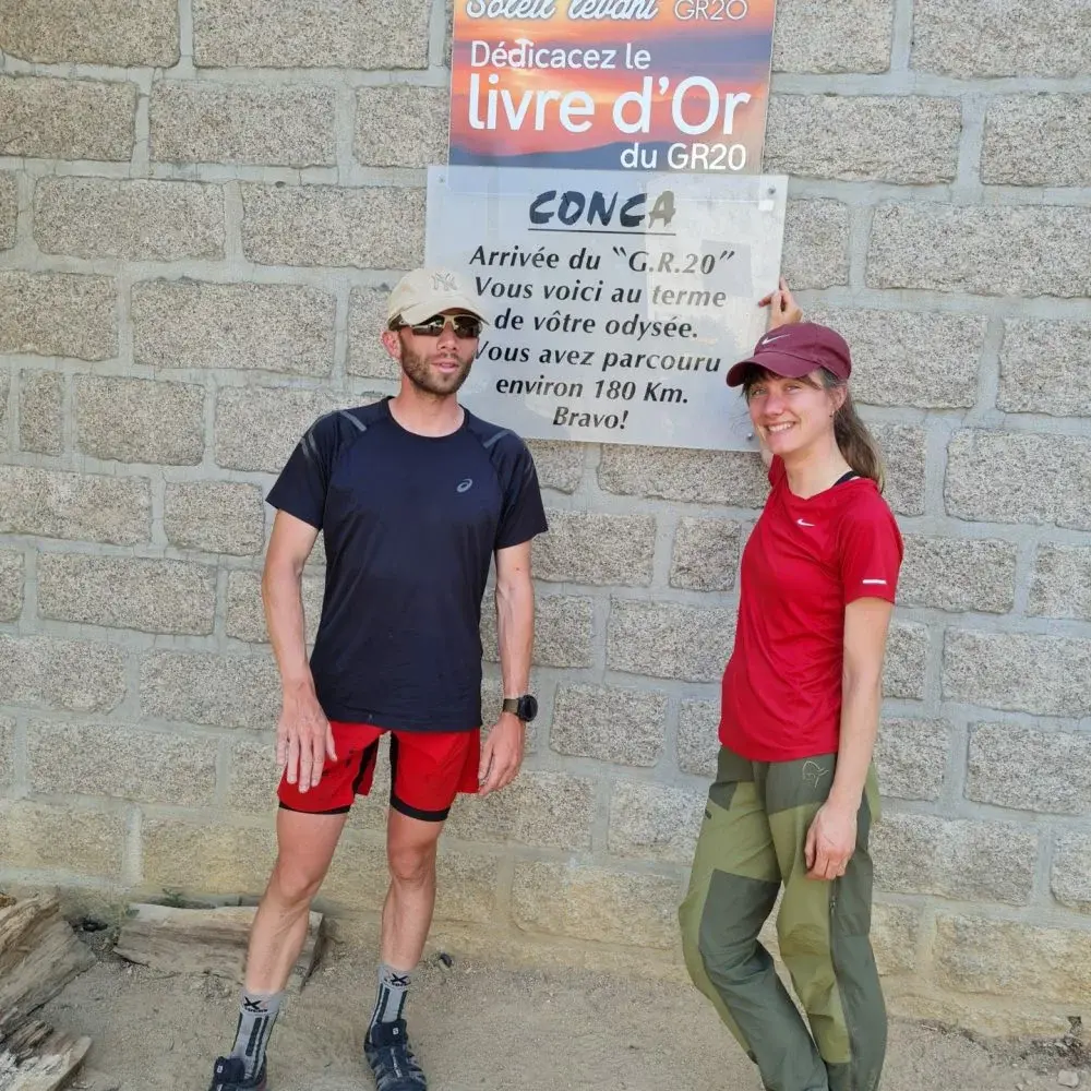arrivée GR20 conca arrivée GR20 conca