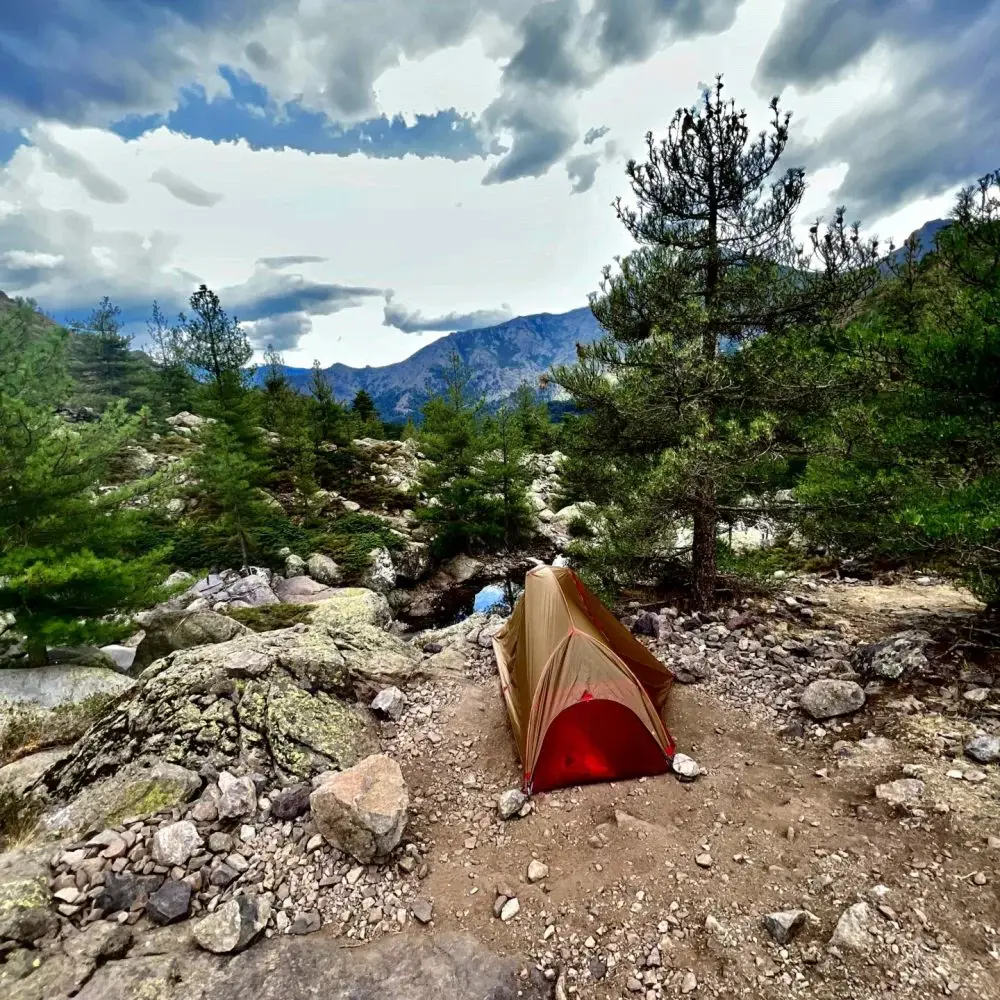 bivouac gr20 bivouac montagne nature corse