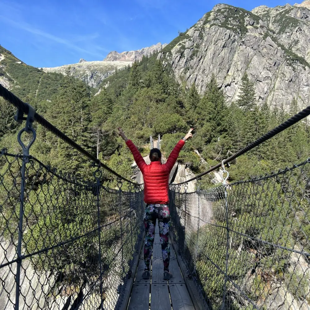 Handeckfallbrücke passerelle suisse Handeckfallbrücke