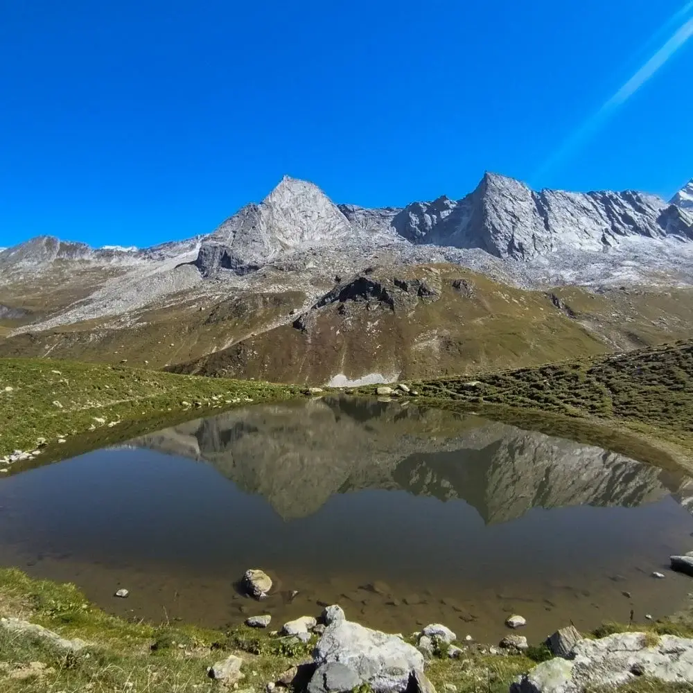 lac de la partie lac de la partie tour glacier vanoise