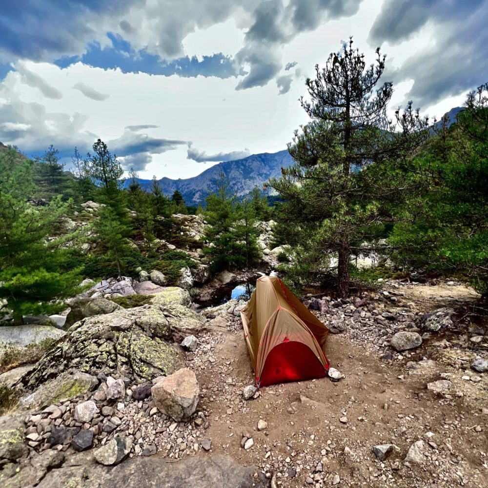 bivouac montagne nature corse