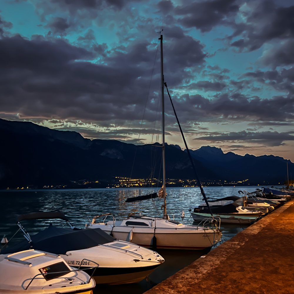 lac Annecy nuit