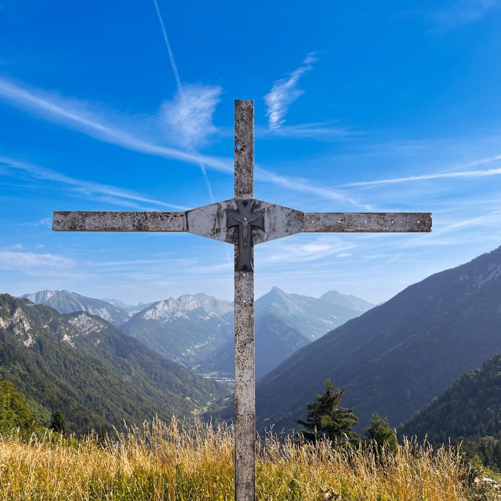 Croix du col des Nantets Pointe de Talamarche